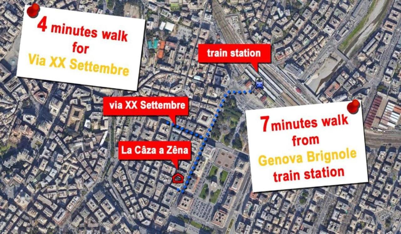 La Caza A Zena Apartman Genova Kültér fotó